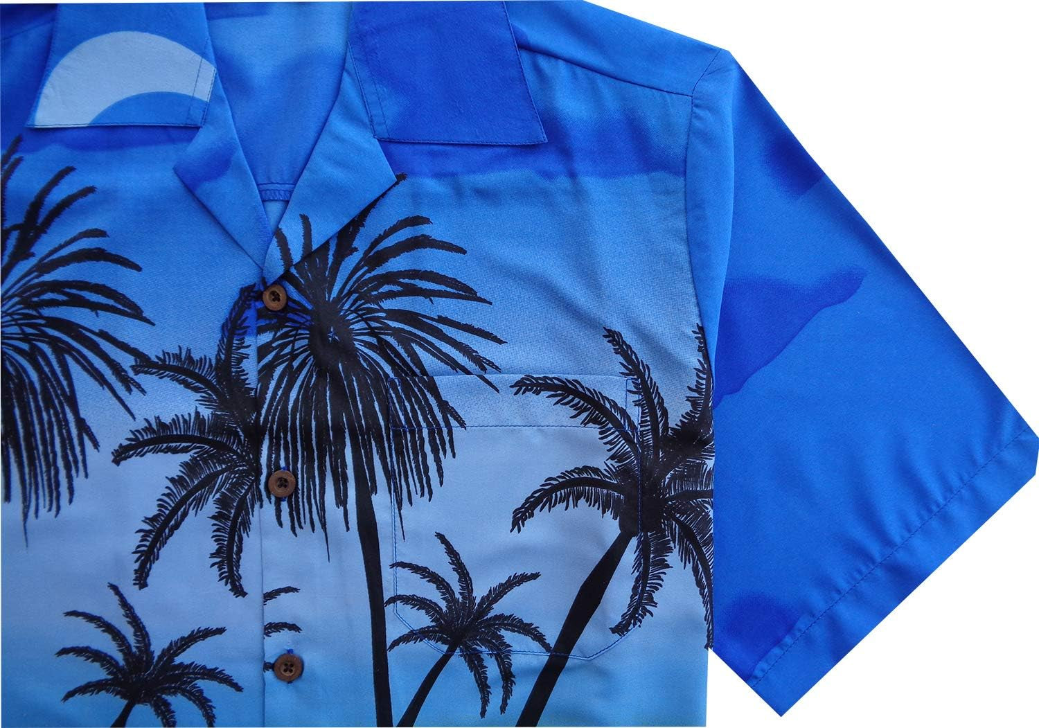 Men'S Hawaiian Shirt Short Sleeve Summer Button down Beach Dress Aloha Shirts